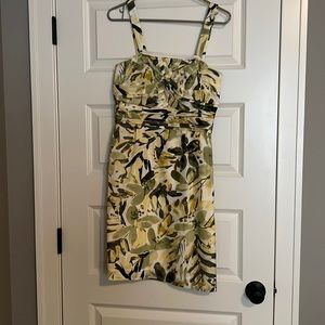 EUC banana republic satin dress